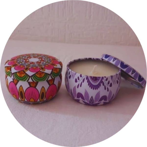 Kit de 2 velas de Aromaterapia